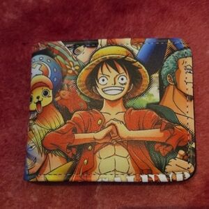 New One Piece Luffy Anime Manga Leather Wallet